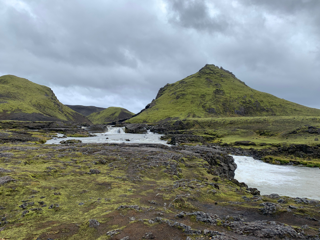 Four day hike on the Laugavegur en Fimmvörðuháls trail in Iceland.